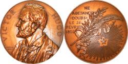 World Coins - France, Medal, Victor Hugo, Littérature, 1987, Borrel.A, , Bronze