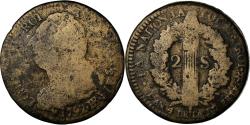 World Coins - Coin, France, 2 sols français, 2 Sols, 1792, Strasbourg, , Bronze