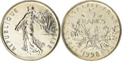 World Coins - Coin, France, Semeuse, 5 Francs, 1998, Paris, , Nickel Clad