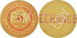 World Coins - Coin, France, Fédération des Commerçants, Montauban, 5 Centimes,