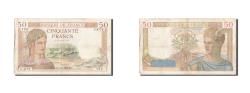 World Coins - Banknote, France, 50 Francs, 50 F 1934-1940 ''Cérès'', 1936, 1936-07-16