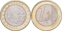 World Coins - Monaco, Rainier III, Euro, 2001, Paris, Bi-Metallic, , Gadoury:MC178