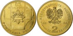 World Coins - Poland, 2 Zlote, 2004, Warsaw, Brass, , KM:501