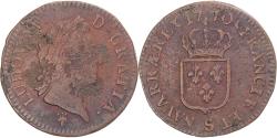 World Coins - Coin, France, Louis XV, Sol à la vieille tête, 1770, Reims, , Copper