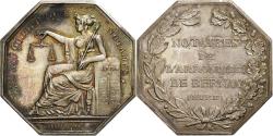 World Coins - France, Token, Notaires de l'Arrondissement de Bernay, Eure, Silver, Brasseux