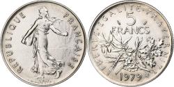 World Coins - France, 5 Francs, Semeuse, 1979, Paris, FDC, Nickel, , Gadoury:771
