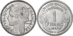 World Coins - France, Franc, Morlon, 1957, Beaumont - Le Roger, Aluminum,