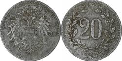 World Coins - Austria, Karl I, 20 Heller, 1917, Iron, , KM:2826