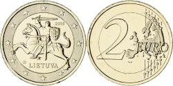 World Coins - Lithuania, 2 Euro, 2015, Fantaisy coinage .Dorée, , Goldine