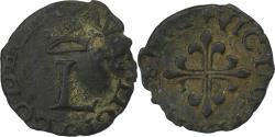 World Coins - County of Desana, Agostino Tizzone, Liard à l'L, 1581, Desana, Billon,