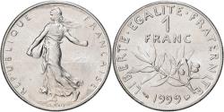 World Coins - France, Semeuse, Franc, 1999, Paris, , Nickel, KM:925.2, Gadoury:474