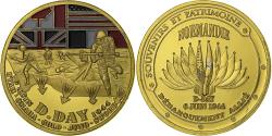 World Coins - France, Token, Normandie - Débarquement allié - D-Day, Copper-nickel