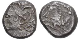 Ancient Coins - Allobroges, Denier à l'hippocampe, 2nd-1st centuries BC, Silver,