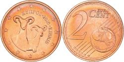 World Coins - Cyprus, 2 Euro Cent, 2010, , Copper Plated Steel, KM:79