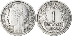 World Coins - Coin, France, Morlon, Franc, 1946, Beaumont - Le Roger, , Aluminum