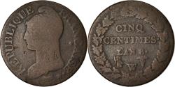 World Coins - Coin, France, Dupré, 5 Centimes, AN 8, Lille, , Bronze, KM:640.11