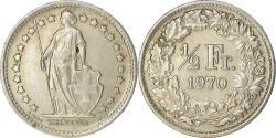 World Coins - Coin, Switzerland, 1/2 Franc, 1970, Bern, , Copper-nickel, KM:23a.1