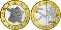 World Coins - France, Medal, Europe, 5 Euro Essai, 2013, Bi-Metallic,