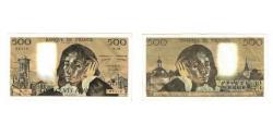 World Coins - France, 500 Francs, Pascal, 1973, H.36, AU(50-53), Fayette:71.10, KM:156b