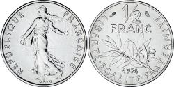 World Coins - Coin, France, Semeuse, 1/2 Franc, 1974, Paris, série FDC, , Nickel