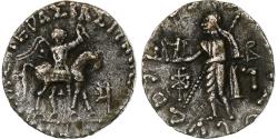 Ancient Coins - Indo-Scythian Kingdom, Azes I, Drachm, ca. 58-12 BC, Taxila, Silver,
