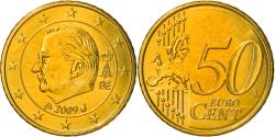 World Coins - Belgium, 50 Euro Cent, 2009, Brussels, , Brass, KM:279