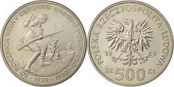 World Coins - Poland, 500 Zlotych, 1989, Warsaw, , Copper-nickel, KM:185