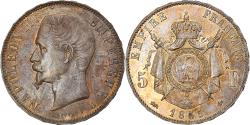 World Coins - Coin, France, Napoleon III, Napoléon III, 5 Francs, 1855, Lyon,