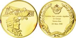 World Coins - France, Medal, L'Histoire de la Conquête de l'Air, Première ligne postale