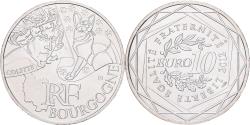 World Coins - France, 10 Euro, Bourgogne, 2012, Monnaie de Paris, Silver,