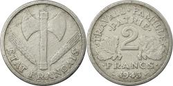 World Coins - Coin, France, Bazor, 2 Francs, 1943, Beaumont le Roger, , Aluminum