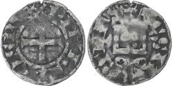 World Coins - France, Philip II, Denier, 1180-1223, Saint-Martin de Tours, Silver,