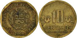 World Coins - Coin, Peru, 10 Centimos, 2008