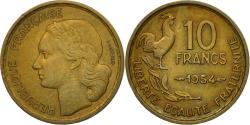 World Coins - Coin, France, Guiraud, 10 Francs, 1954, Paris, , Aluminum-Bronze