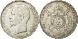World Coins - Coin, France, Napoleon III, 5 Francs, 1856, Paris, , KM 782.1, Gad 734