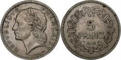 World Coins - France, 5 Francs, Lavrillier, 1938, Paris, Nickel, , Gadoury:760