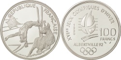 World Coins - FRANCE, 100 Francs, 1990, KM #983, , Silver, 22.20