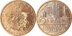 World Coins - Coin, France, Mathieu, 10 Francs, 1983, Paris, Tranche B,