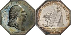 World Coins - France, Token, Louis XVIII, Notaires de l'Arrondissement de Vervins, 1818