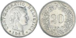 World Coins - Coin, Switzerland, 20 Rappen, 1964