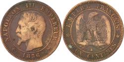 World Coins - Coin, France, Napoleon III, Napoléon III, 2 Centimes, 1856, Rouen,
