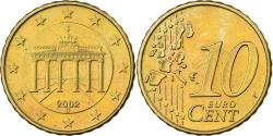World Coins - Germany, 10 Euro Cent, 2002, Munich, Nordic gold,