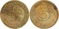 World Coins - Coin, Germany, 5 Pfennig, 1970
