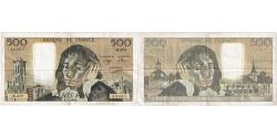 World Coins - France, 500 Francs, Pascal, 1989, M.299, EF(40-45), Fayette:71.41, KM:156g