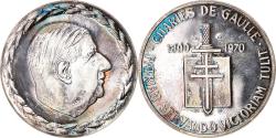 World Coins - France, Medal, Charles de Gaulle, Patriam Servando Victoriam Tvlit, 1970