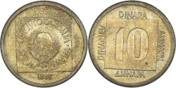 World Coins - Coin, Yugoslavia, 10 Dinara, 1989