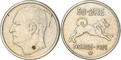 World Coins - Coin, Norway, Olav V, 50 Öre, 1959, , Copper-nickel, KM:408