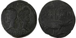 Ancient Coins - Augustus & Agrippa, Dupondius, 9-3 BC, Nîmes, Bronze, , RIC:158