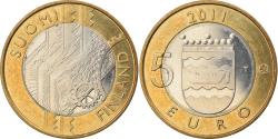 World Coins - Finland, 5 Euro, 2011, Vantaa, , Bi-Metallic, KM:160