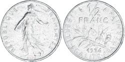 World Coins - Coin, France, Semeuse, 1/2 Franc, 1976, Paris, , Nickel, KM:931.1